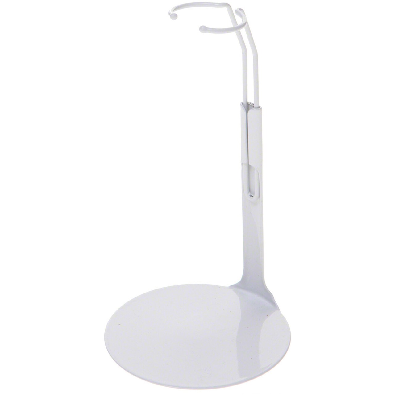 Kaiser 20SM White Adjustable Doll Stand, fits 7 to 8 inch Dolls or Action Figures, waist width adjusts from 1.125 to 1.375 inches